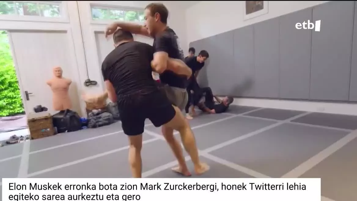 Elon Musk eta Mark Zuckerberg entrenatzen hasi dira dagoeneko lehiarako, eta lortzen duten dirua gerrako beteranoei emango dietela adierazi dute. Azken asteetan baieztatu egin da borroka hori errealitate bihurtuko dela.