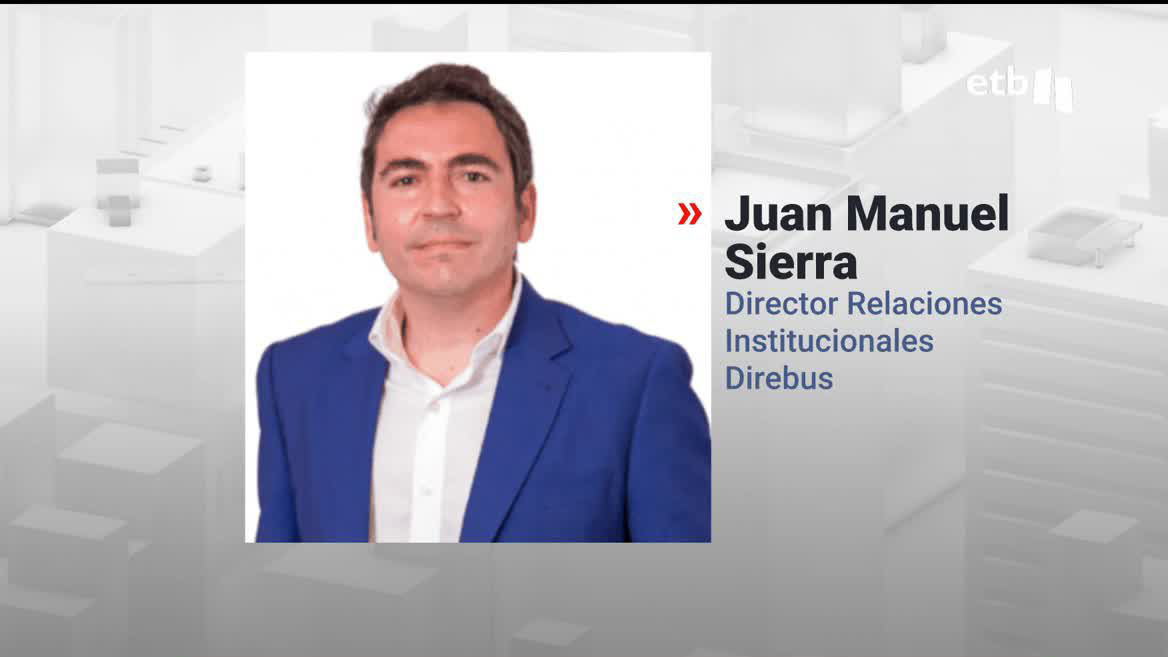 El director de relaciones institucionales de Direbus, Juan Manuel Sierra, ha afirmado que están muy tranquilos ante las afirmaciones que ha hecho el consejero de Educación Jokin Bildarratz.