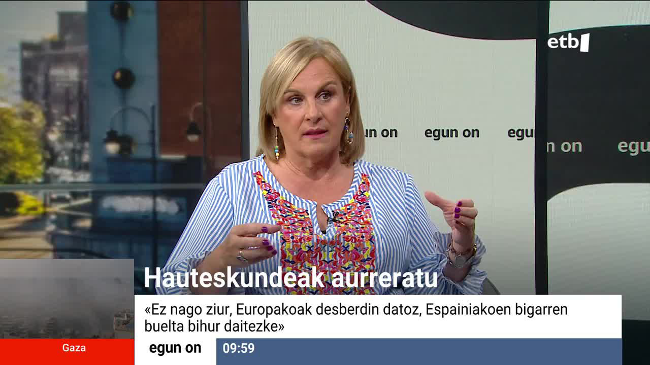 Itxaso Atutxa BBBko buruak Egun On Euskadi saioan euskal hauteskundeak aurreratzeko aukerari buruz hitz egin du. Atutxaren esanetan, Europakoekin batera egitean baliteke eztabaida Madrileko polarizazioan oinarritzea, hortaz, euskal hauteskundeak "martxoan egitea, ez da aukera txarra izango".