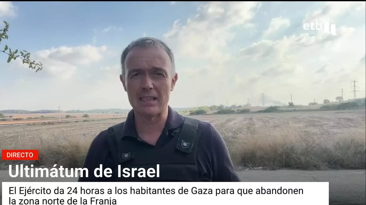 El corresponsal de EITB en Jerusalén ha explicado que los medios israelíes apuntan a este sábado como posible inicio de la invasión terrestre de Gaza.