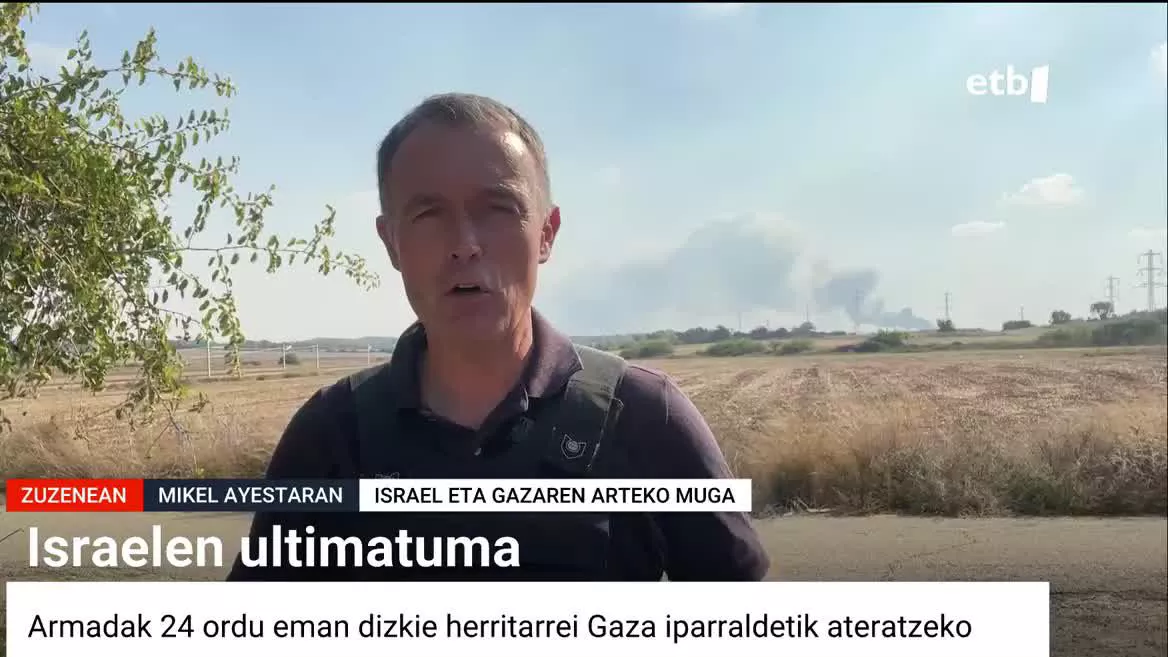 EITBk Jerusalemen duen korrespontsalak azaldu duenez, Israelgo hedabideek uste dute larunbatean hasiko dela lurreko inbasioa.