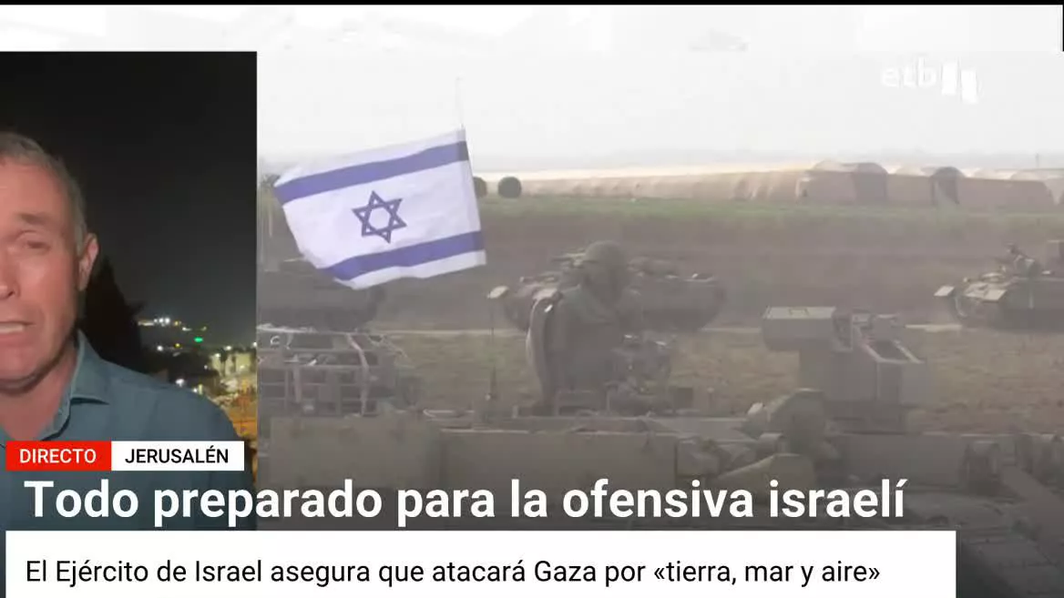 Según relata el corresponsal de EITB en Jerusalén, Mikel Ayestaran, el primer ministro, Benjamin Netanyahu, ha transmitido ese mensaje a sus soldados en la línea del frente.