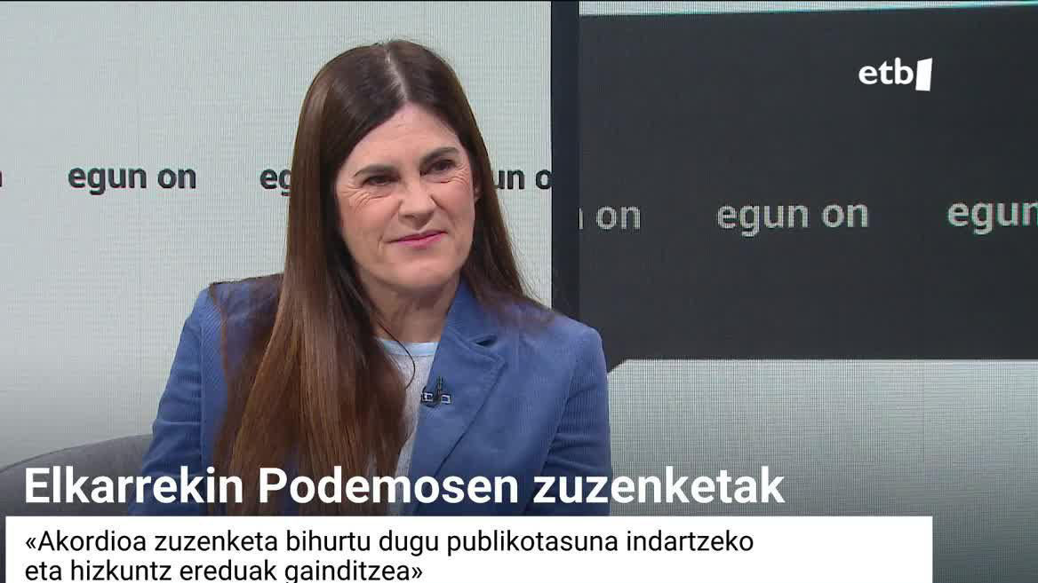 Egun On Euskadi saioan egindako elkarrizketa batean baieztatu du Lehendakaritzarako hautagaitza aurkeztuko duela eta, gaineratu duenez, espero du "koalizioko gainerako kideek hautagaitza babestea".