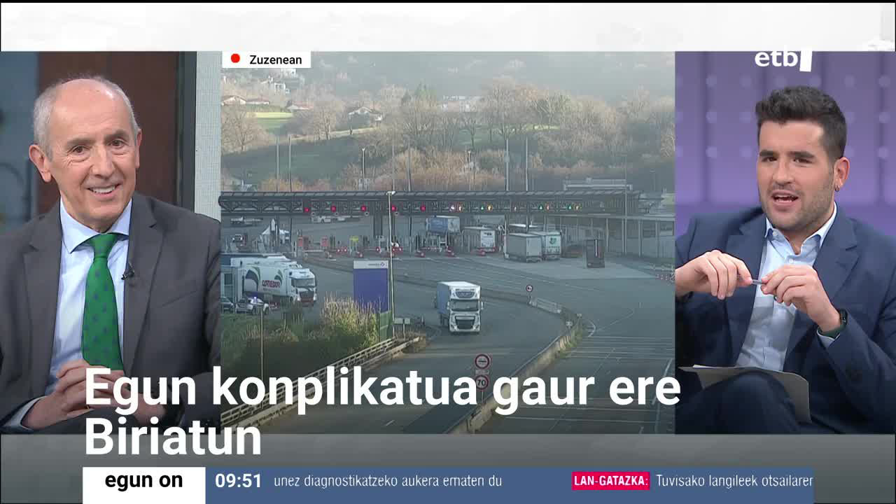 Eusko Jaurlaritzako Segurtasun sailburuak aitortu du laborariak Baionan egiten ari diren protestak zirkulazio arazoak ekar litzakeela mugan. Hala, Frantziarako bidea hartu nahi dutenei beste errepide batzuk hartzeko deia egin die.