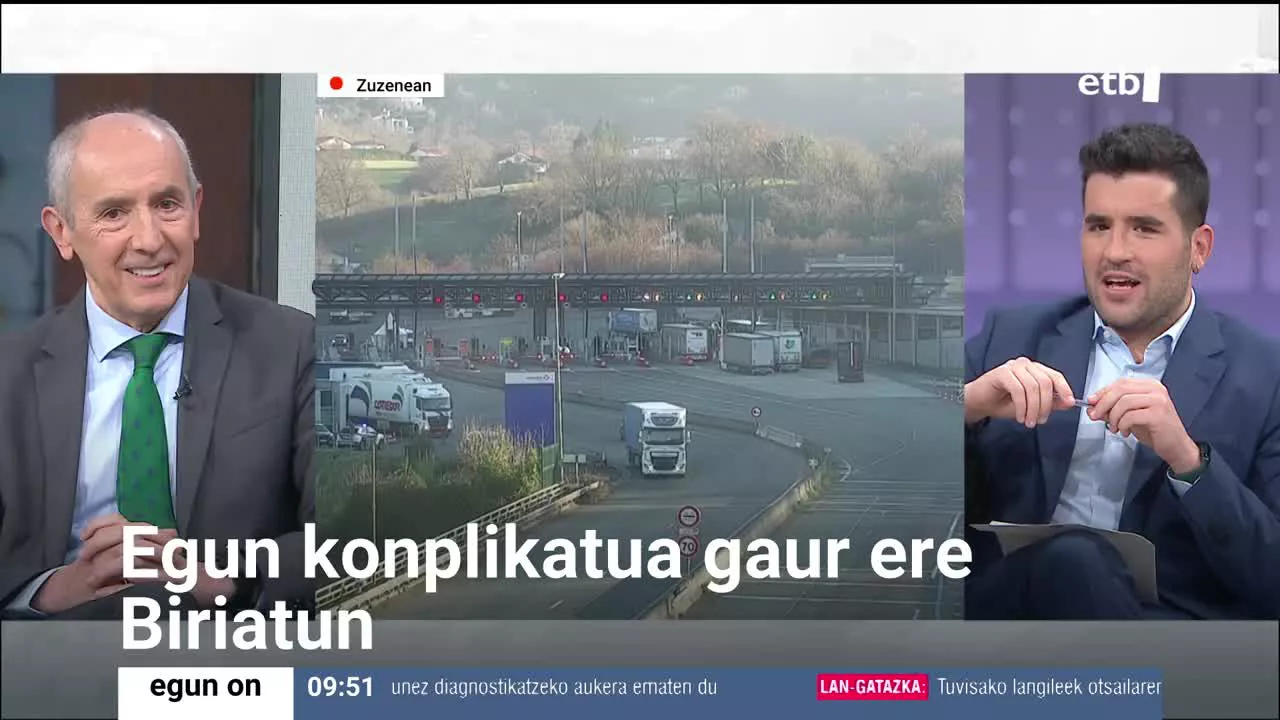 Eusko Jaurlaritzako Segurtasun sailburuak aitortu du laborariak Baionan egiten ari diren protestak zirkulazio arazoak ekar litzakeela mugan. Hala, Frantziarako bidea hartu nahi dutenei beste errepide batzuk hartzeko deia egin die.