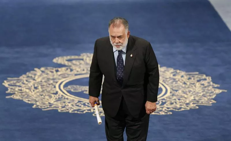 Francis Ford Coppola, tras recibir el Premio Princesa de Asturias de Las Artes. EFE