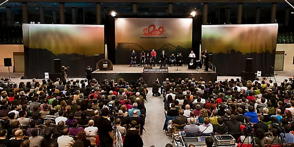 Campeonato de Bertsolarismo de Euskal Herria. Foto: Galder Izagirre (Xenpelar dokumentazio zentroa)