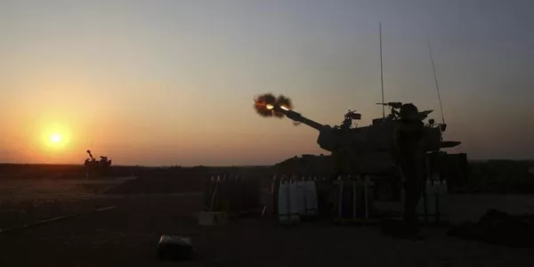 Israelen tanque bat. Argazkia: EFE.