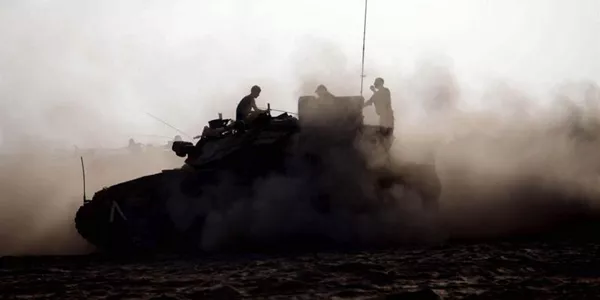 Israleko tanke bat. Argazkia: EFE.
