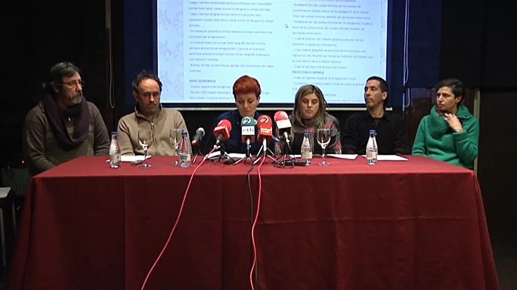 Geukeko ordezkariak, gaurko aurkezpenean. Argazkia: EiTB.