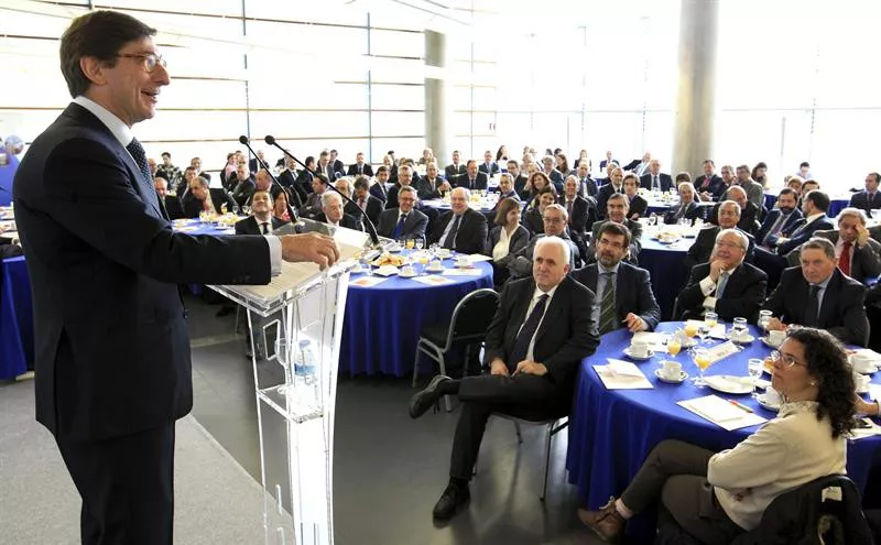 El presidente de Bankia, José Ignacio Goirigolzarri, en un acto de Bilbao. EFE