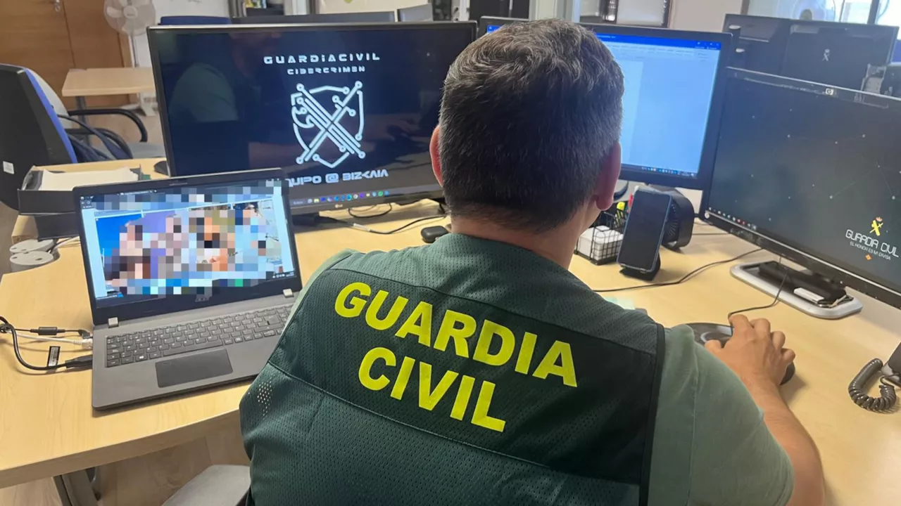 Desarticulado un grupo criminal. Foto: Guardia Civil