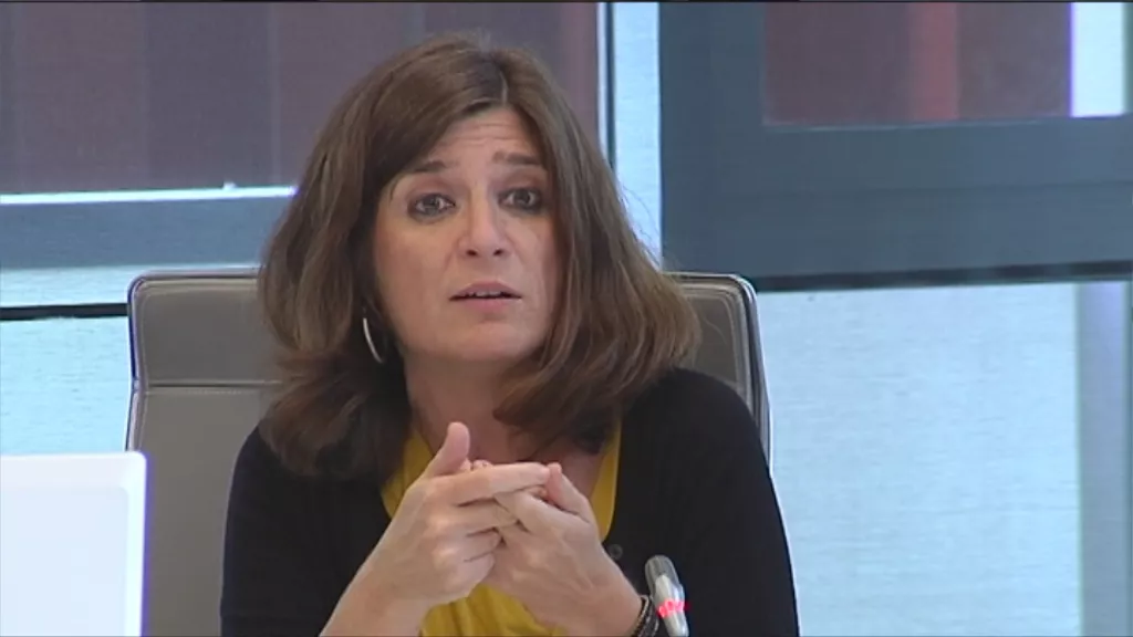 La diputada foral de la Hacienda guipuzcoana, Helena Franco.