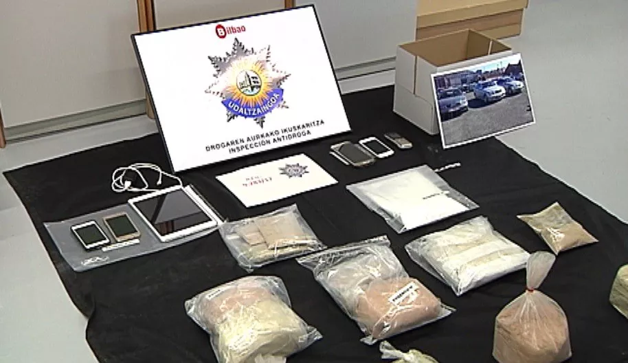 Droga-trafikoaren aurkako operazioa Bilbon. EiTB