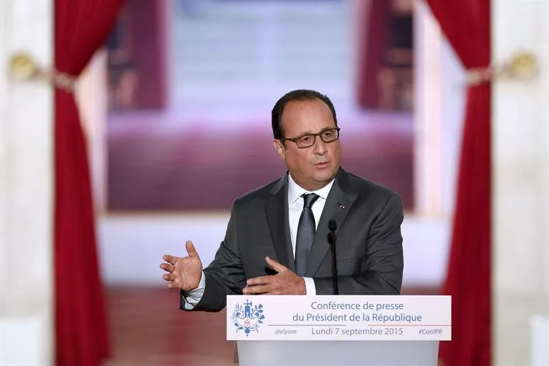 El presidente francés, François Hollande.