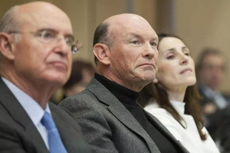 Juan Jose Ibarretxe, Pedro Luis Uriarteren eta Bakartxo Tejeriaren artean. Efe.