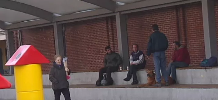 Etxerik gabeko jendea.