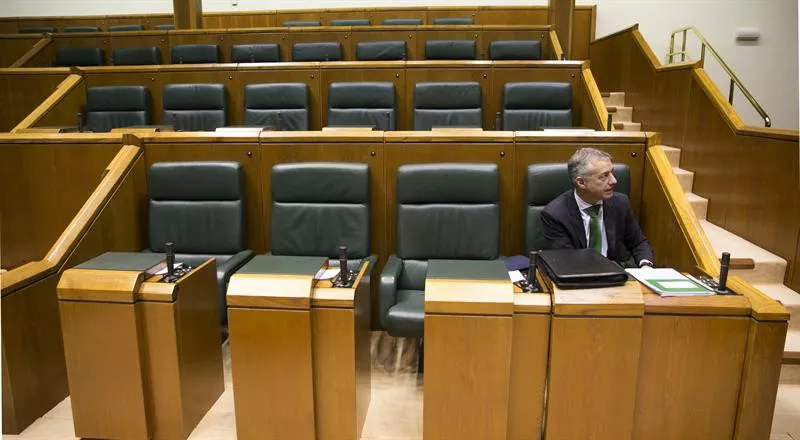Iñigo Urkullu lehendakari Eusko Legebiltzarra Parlamento Vasco. EFE