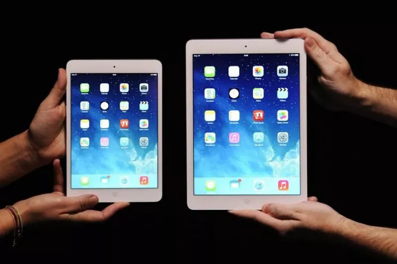 El iPad mini y iPad Air. Foto: EFE