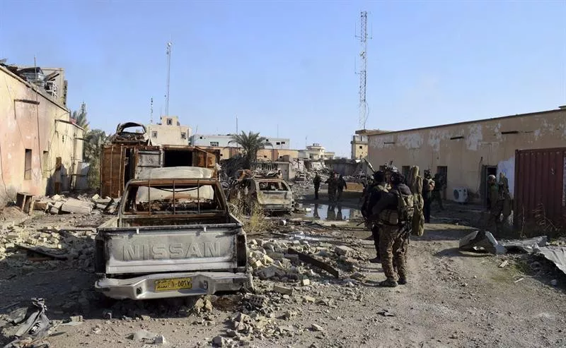 Soldados del Ejército de Irak. Foto: EFE