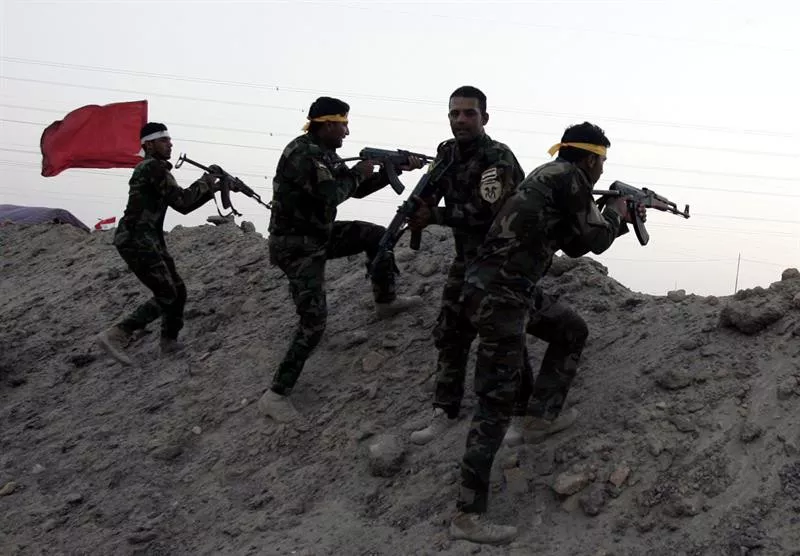 IRAK SOLDADUAK MILIZIAK SOLDADOS MILICIAS EFE