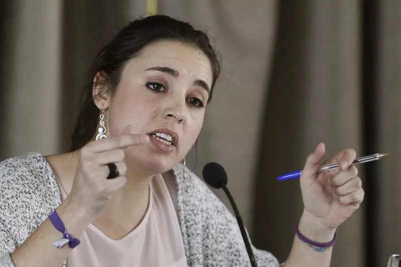 Irene Montero Podemoseko Koordinazio idazkaria.