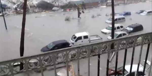 Barbuda uhartea, Irma igaro ondoren. Argazkia: EFE