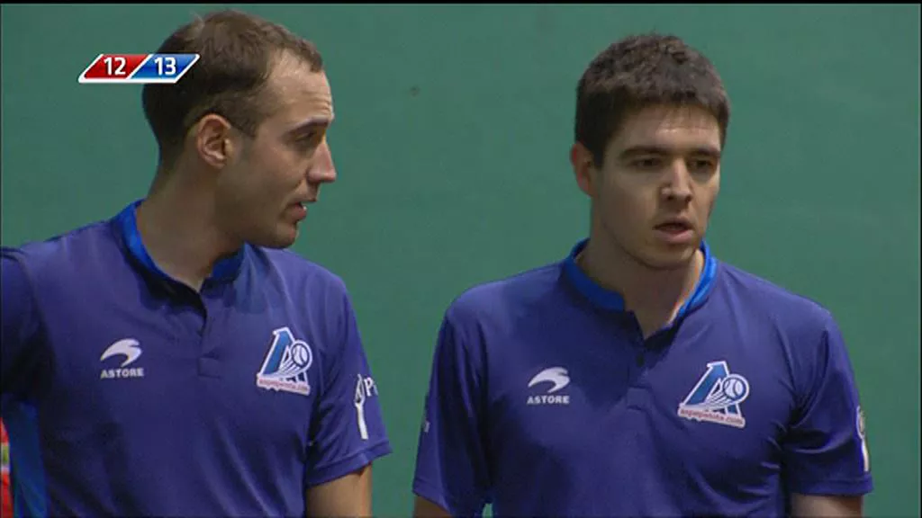 Merino (izq.), formando pareja con Irribarria. Foto: EiTB