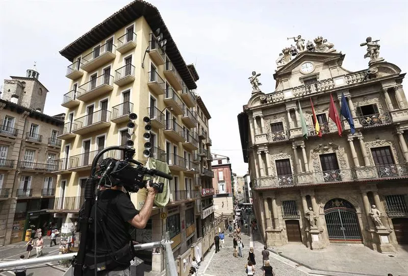 Iruñea Pamplona sanfermin udaletxe plaza. EFE