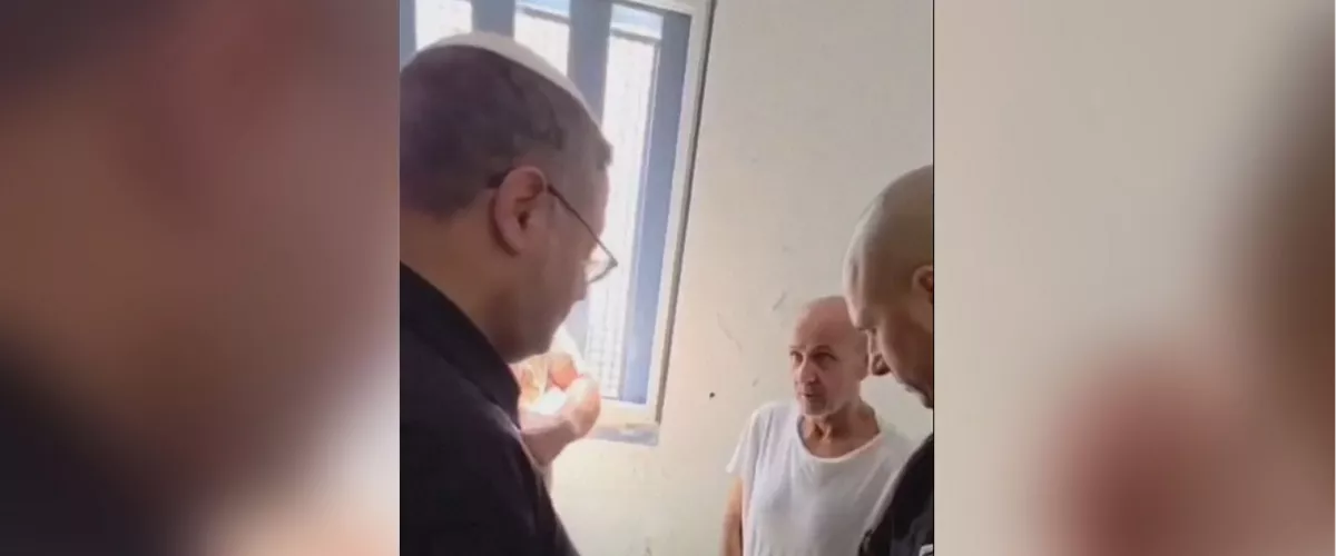 El ultranacionalista Ben Gvir visita al encarcelado líder palestino Marwan Barguti para amenazarlo
