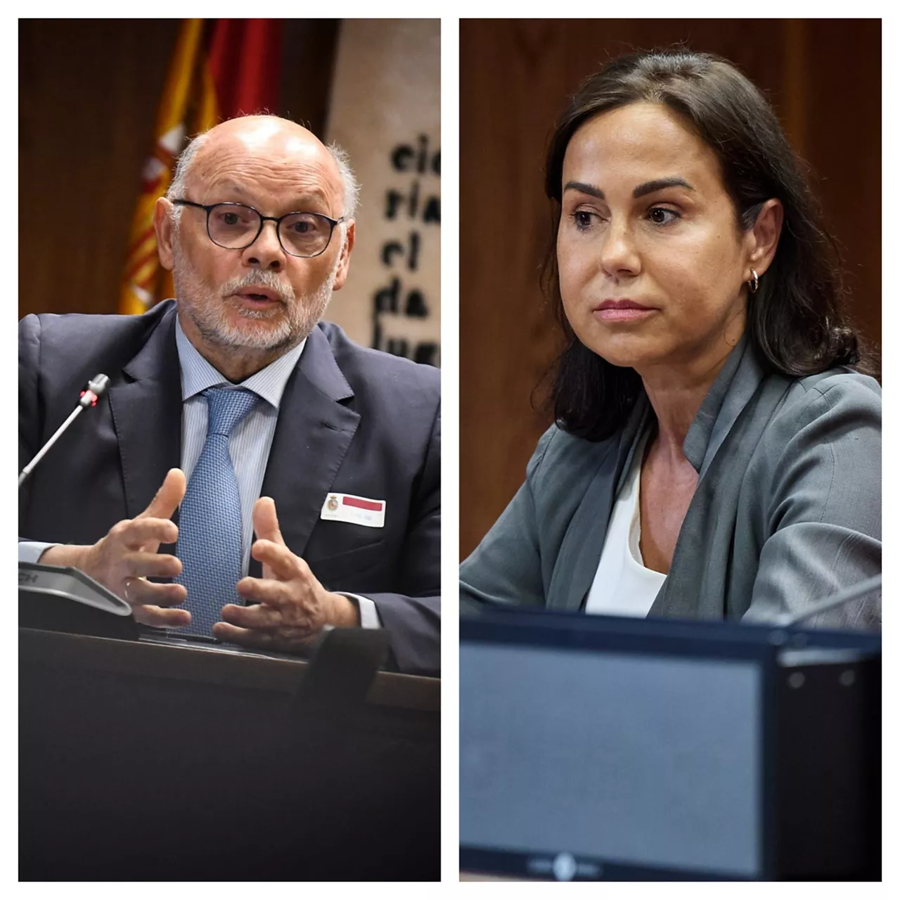 ex director general de Carreteras Javier Herrero y la expresidenta de Adif Isabel Pardo de Vera 