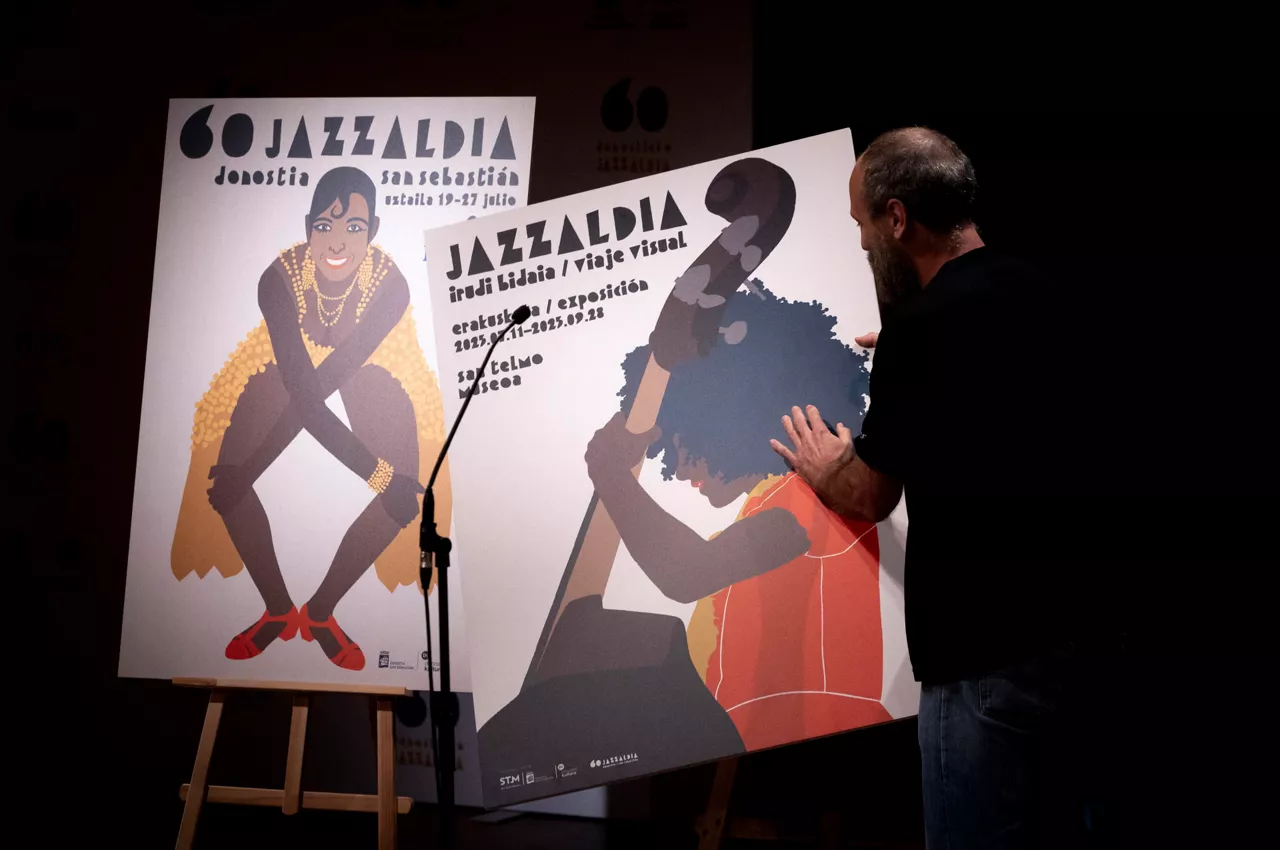 SAN SEBASTIÁN, 18/06/2025.- El Festival de Jazz de San Sebastián ha presentado este miércoles de la 60 edición del festival, que arrancará el próximo 19 de julio. EFE/Javier Etxezarreta

