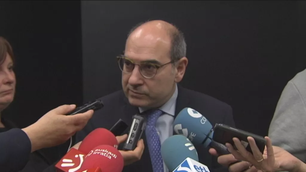 Jon Darpon, Eusko Jaurlaritzako Osasun sailburua. EiTB.