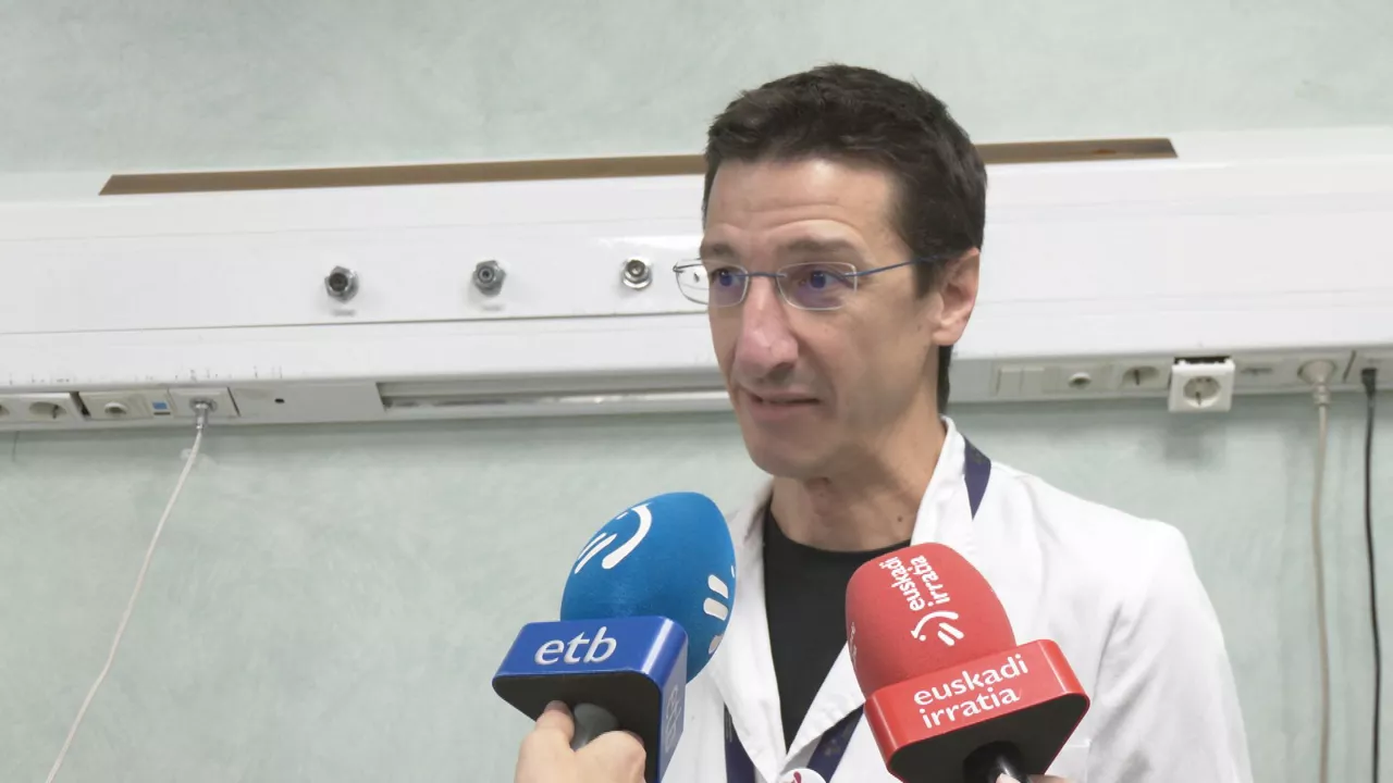 Jorge Burgos San Cristóbal, jefe de la Sección de Obstetricia del Hospital Universitario Cruces e investigador del grupo Medicina Perinatal de Biobizkaia