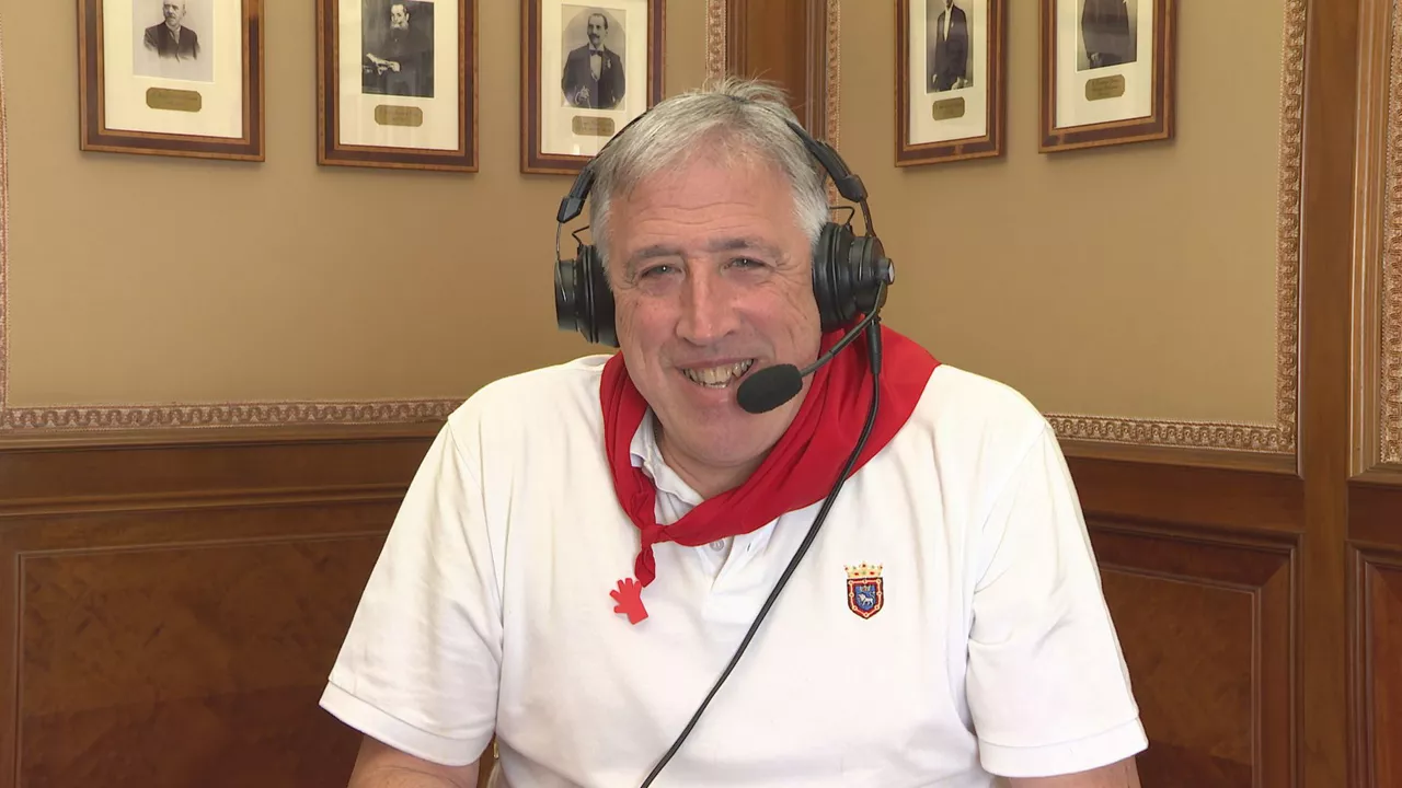 Joseba Asiron Iruñeko alkatea sanferminak San Fermin