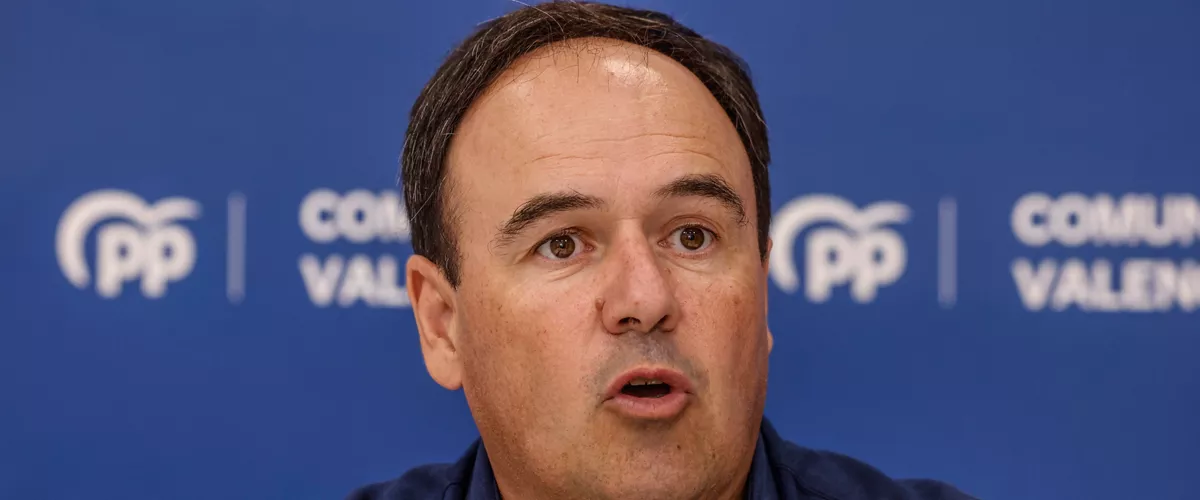 Juan Francisco Perez Llorca (PP Valencia),  candidato a presidente de la Generalitat