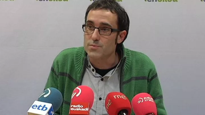 El representante de EH Bildu Julen Arzuaga.