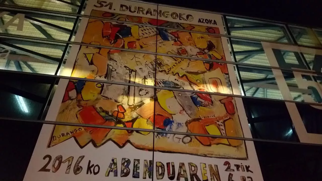 Durangoko Azokako kartela.