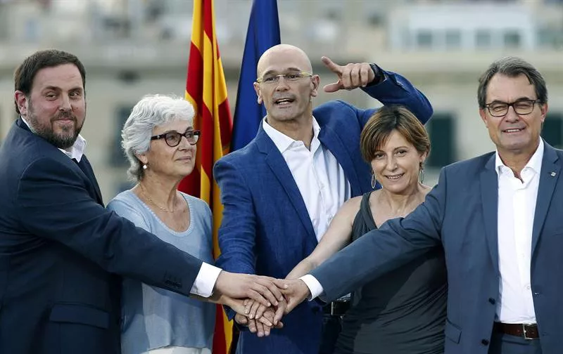 Mas Junqueras Romeva Forcadell Casals efe