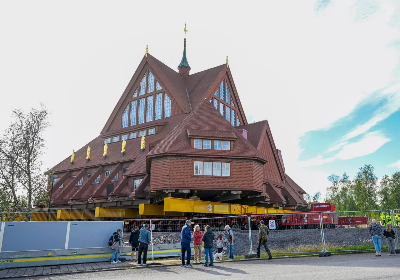 Kiruna Suecia traslado iglesia