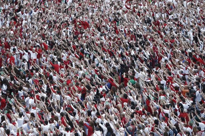 Kontzentrazioa sexu erasoak San Fermin 2016 EFE