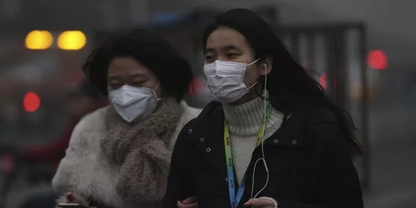 Contaminación en Pekín. Foto: EFE