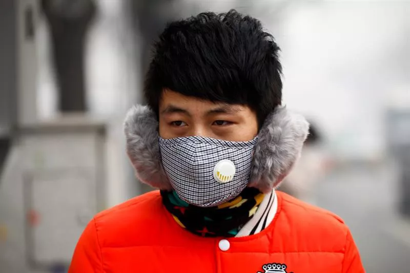 Contaminación en Pekín. Foto: EFE