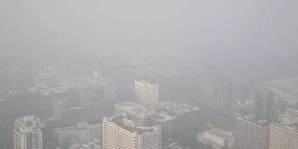 Contaminación en Pekín. Foto: EFE