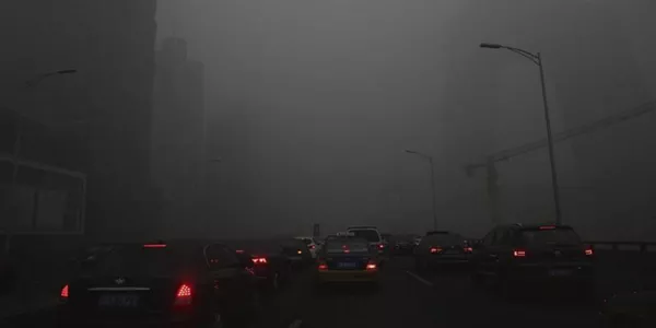 Contaminación en Pekín. Foto: EFE