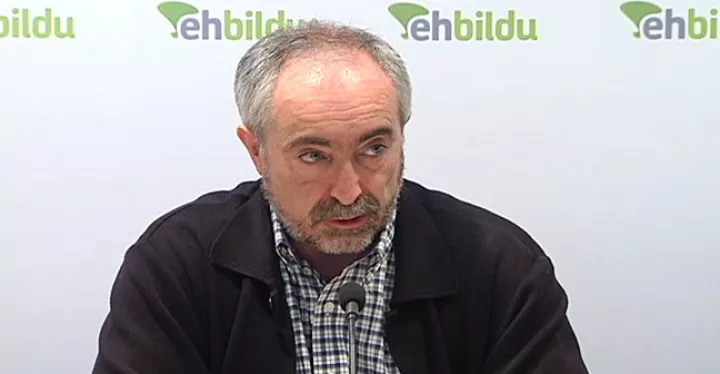 El diputado de Amaiur Rafa Larreina.