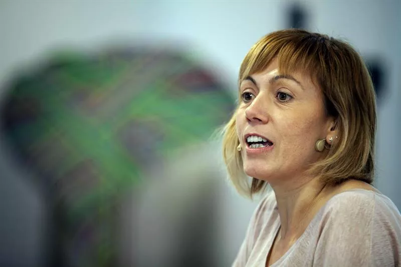 Miren Larrion EH Bilduren Gasteizko alkategaia. Argazkia: EFE