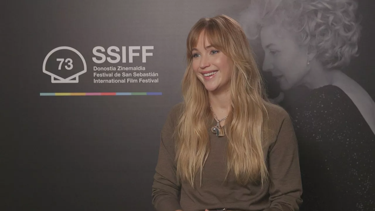 EITB entrevista a Jennifer Lawrence, premio Donostia en el Festival de San Sebastián