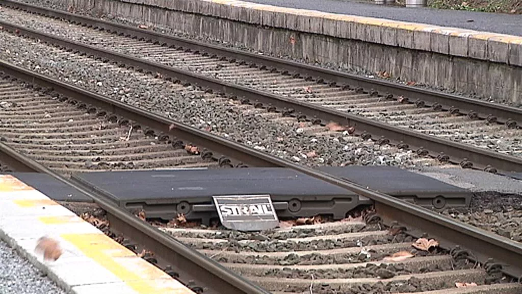 Legazpiko tren geltokia. ETBren bideo batetik ateratako irudia.