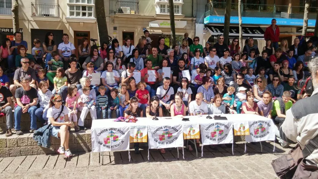 La Plataforma Hezkuntza Plataformen Topagunea. Foto de archivo: Hezkuntza Plataformen Topagunea.